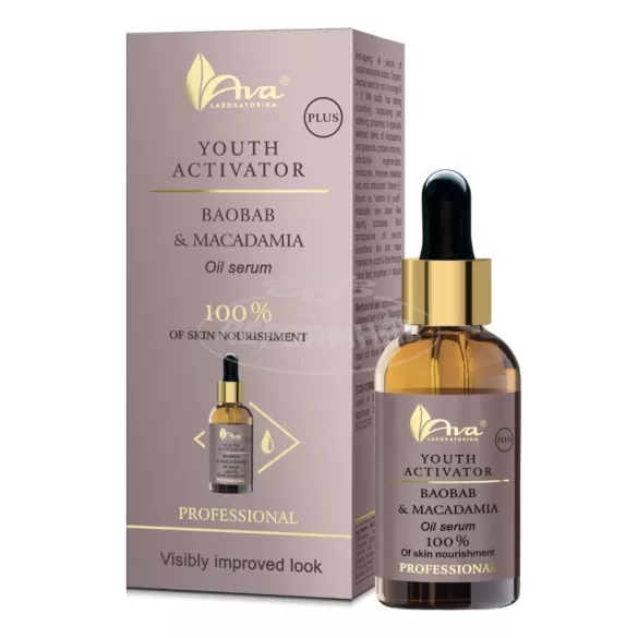 Ava fiatalság aktivátor Plus Baobab és makadámia kivonattal 30ml