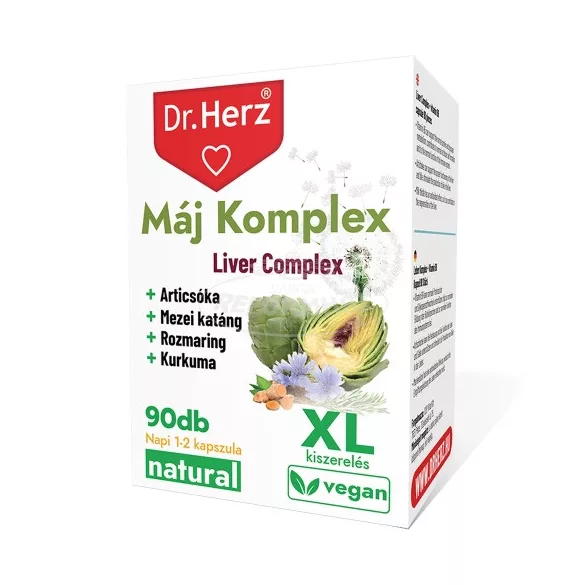 Dr Herz Máj Komplex kapszula XL 90x