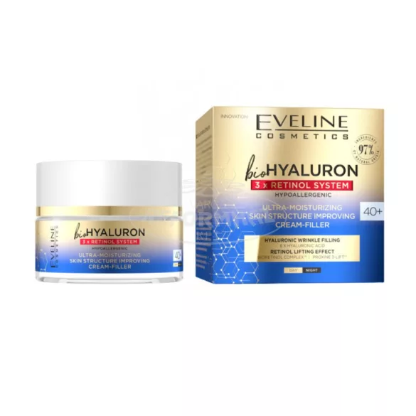 Eveline bioHyaluron ultrahidratáló krém 40+ 50ml