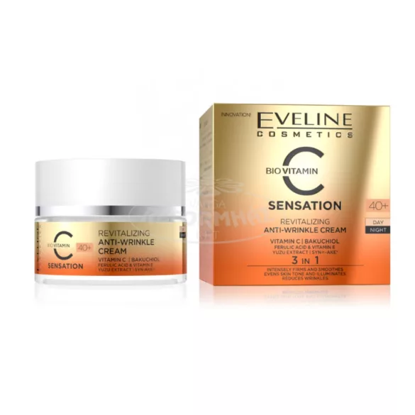 Eveline C sensation revitalizáló ráncfeltöltő krém 40+ 50ml