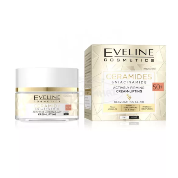 Eveline Ceramides+Niacinamide aktív feszesítő krém 50+ 50ml