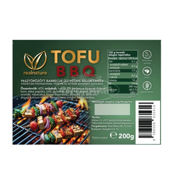 Real Nature Tofu BBQ 200g