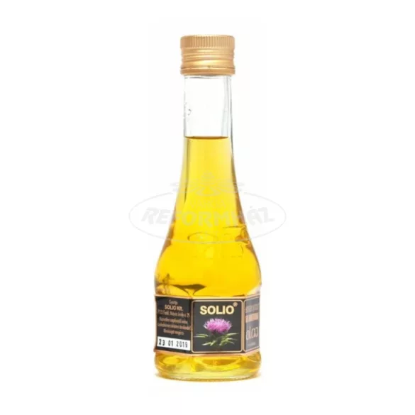 Solio hidegen sajtolt Máriatövismag olaj 500ml