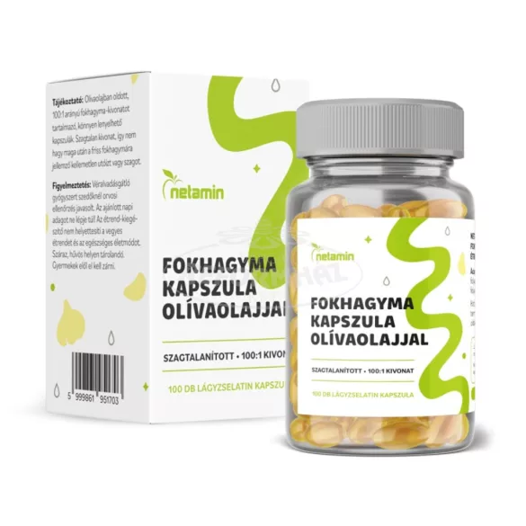 Netamin Fokhagyma kapszula olívaolajjal 100x