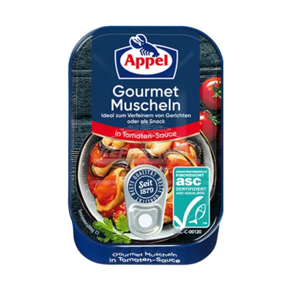 Appel Kagyló paradicsom szószban 100g