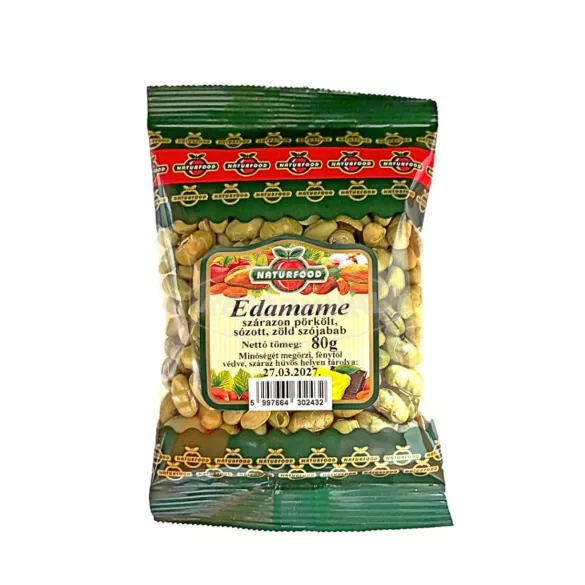 Naturfood Edamame sózott pörkölt szójabab 80g