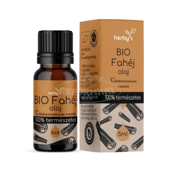 Herby's Bio Fahéj Cassia olaj FOOD GRADE 5ml