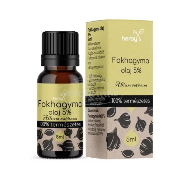 Herby's Fokhagyma olaj 5% FOOD GRADE 5ml