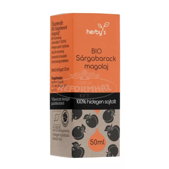Herby's Bio Sárgabarack magolaj 100% 50ml