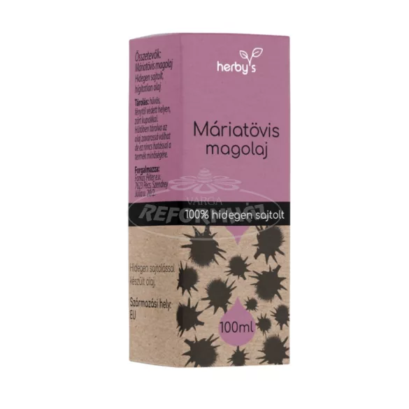 Herby's Máriatövis magolaj hidegen sajtolt 100% 100ml