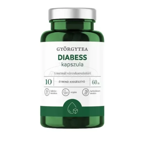 Györgytea Diabess kapszula 60x