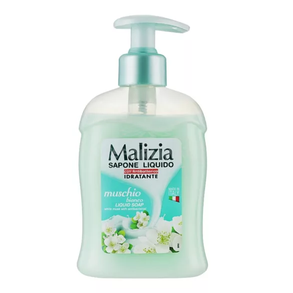 Malizia folyékony szappan fehérpézsma 300ml
