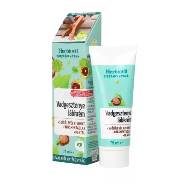 Herbiovit Vadgesztenyés lábkrém tubus 75ml