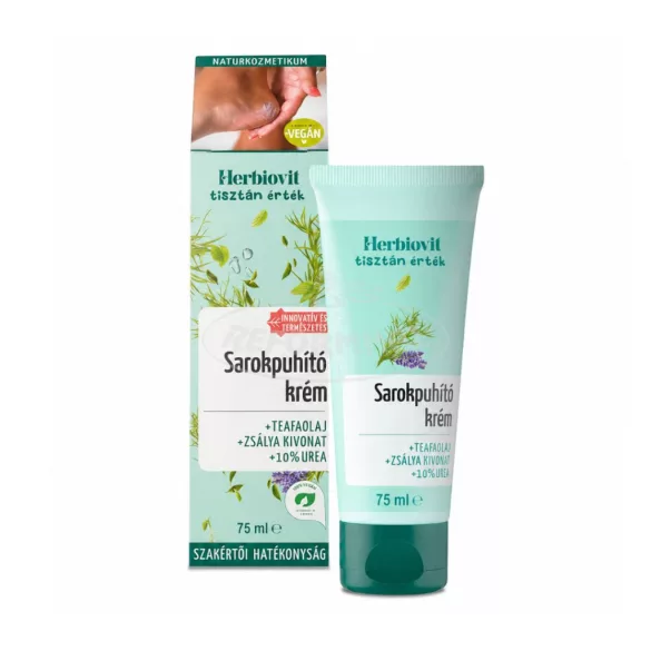 Herbiovit Sarokpuhító krém teafaolajos tubus 75ml