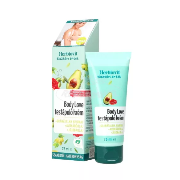 Herbiovit Body love testápoló krém tubus 75ml