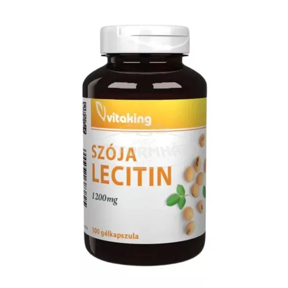 Vitaking Szójalecitin 1200mg lágyzselatin kapszula 80x