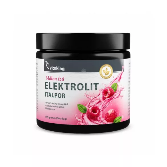 Vitaking Elektrolit italpor málnás 145g