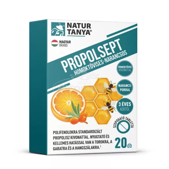 Natur Tanya Propolsept Homoktövises-Narancsos 20x