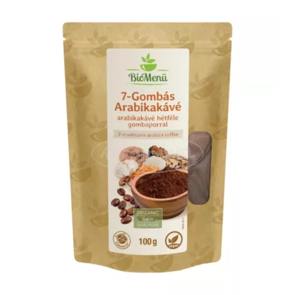 Biomenü bio 7-gombás arabika kávé 100g
