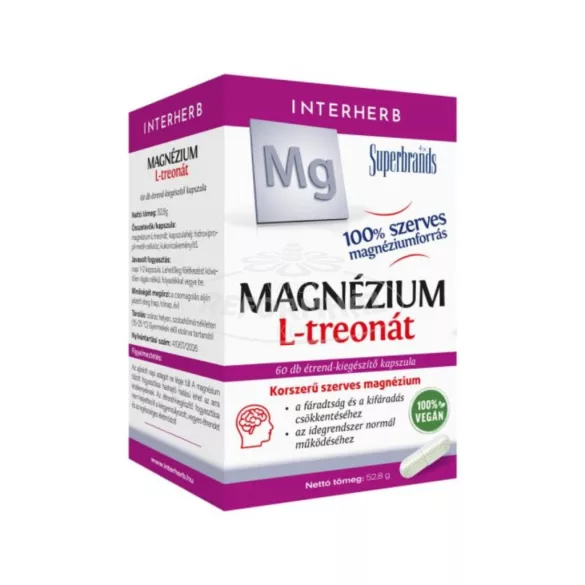 Interherb Magnézium L-treonát kapszula 60x