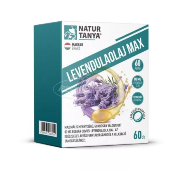 Natur Tanya Levendulaolaj max lágyzselatin kapszula 60x