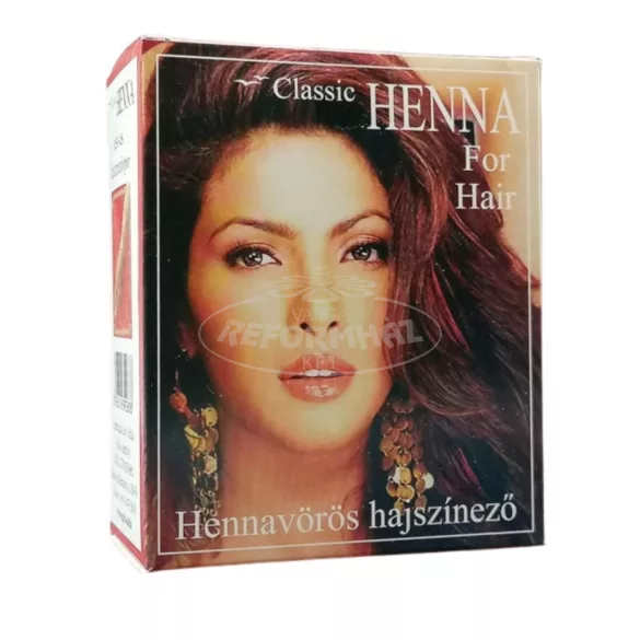 Classic Henna test- és hajszínező por 100% 50g