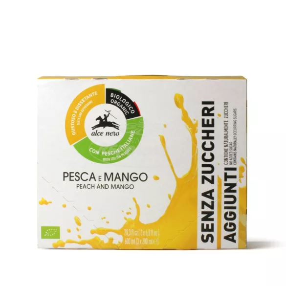 Alce Nero BIO Őszibarack- és mangó ital HCN 3x200ml 600ml