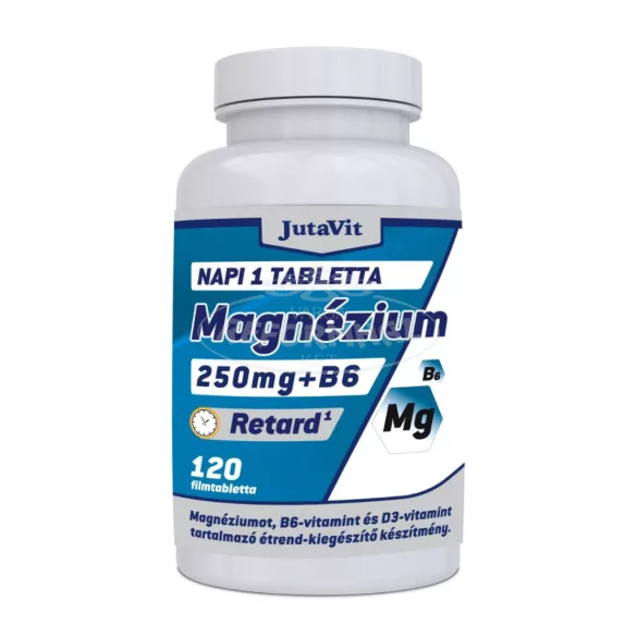 Jutavit Magnézium 250mg +B6 +D3 Retard 120x