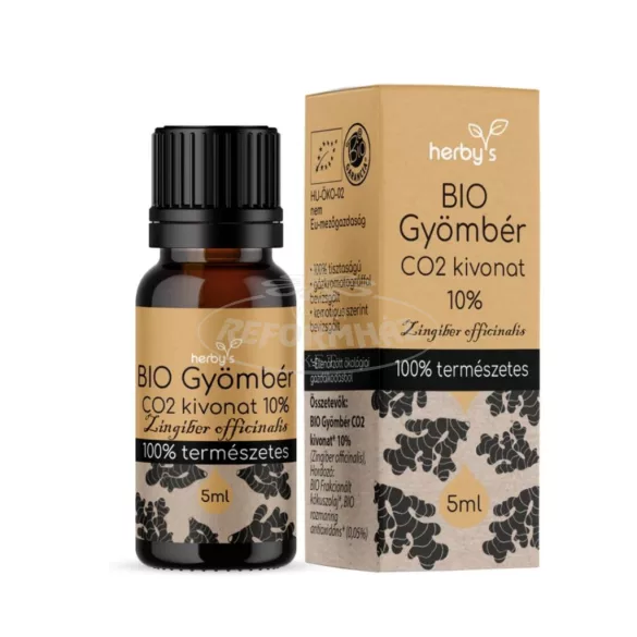 Herby's gyömbér CO2 kivonat FOOD GRADE 5ml