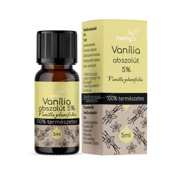 Herby's vanília abszolút 5% FOOD GRADE 5ml