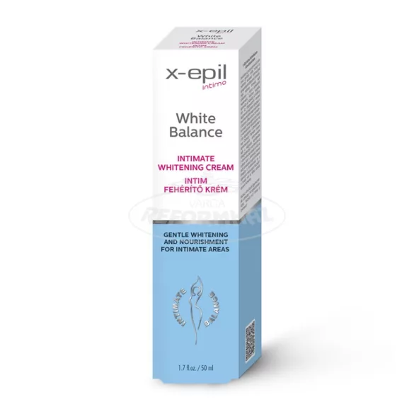 X-epil intimo White balance intim fehérítő krém 50ml