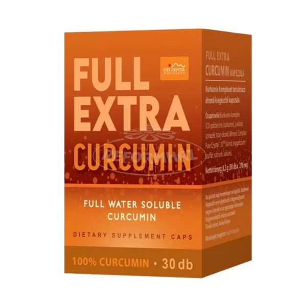 Full Extra Curcumin kapszula Kurkumin komplex 30x