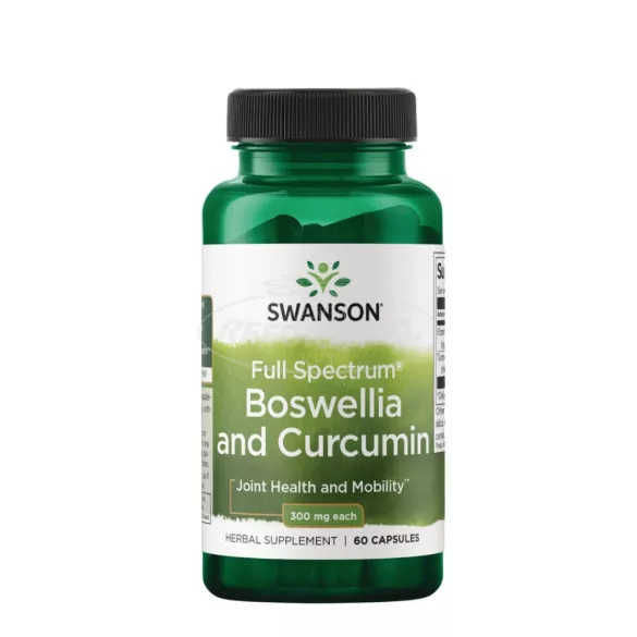 Swanson Bosswellia-Curcumin 300-300 mg 60x