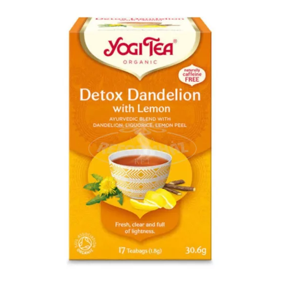 Yogi bio tea Tisztító [méregtelenítő] tea citrommal 17x