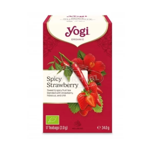 Yogi bio tea Fűszeres eper 17x