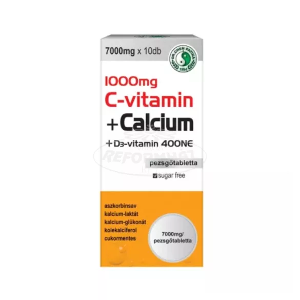 Dr.Chen C-vitamin+Kálcium+D-vitamin pezsgőtabletta 10x