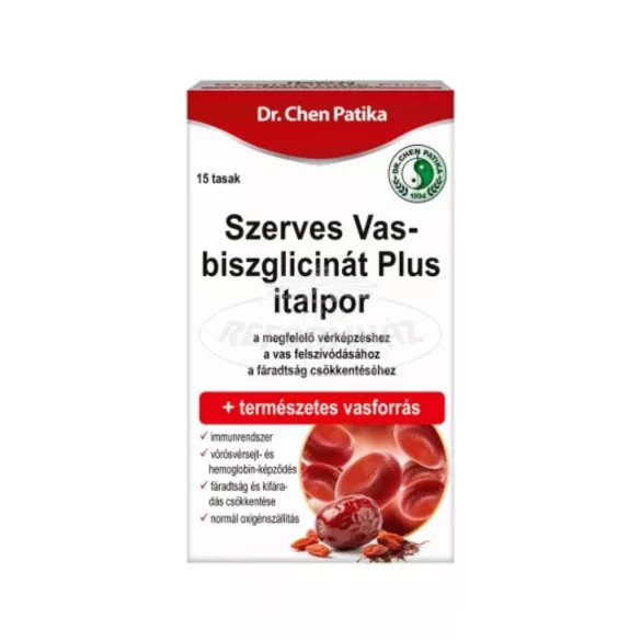 Dr.Chen Szerves Vas-biszglicinát plus italpor 15db