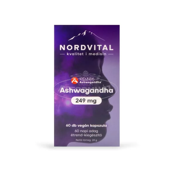Nordvital Ashwagandha kapszula 249 mg 60x