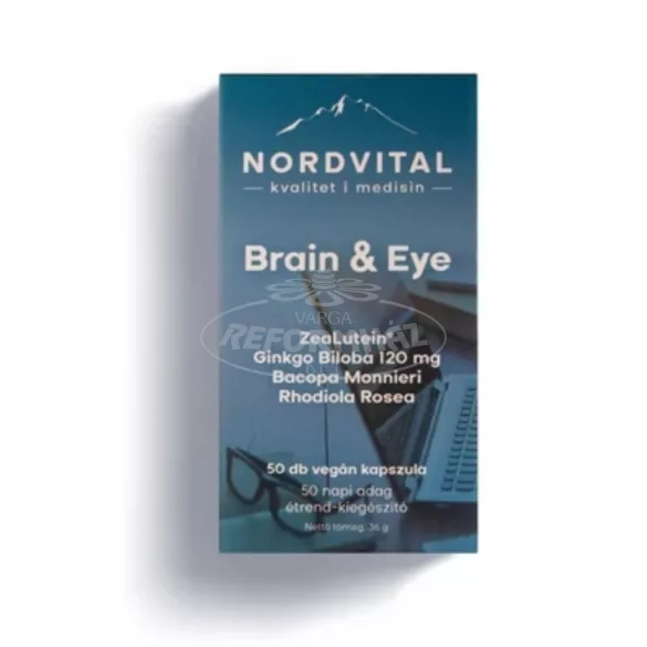 Nordvital Brain and Eye lágyzselatin kapszula 50x