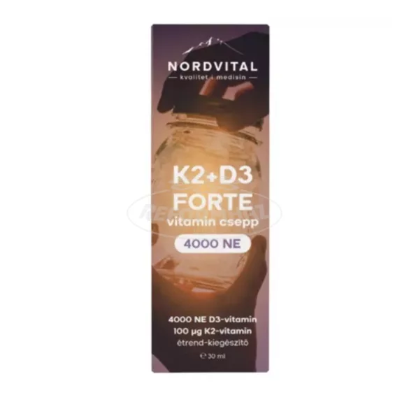 Nordvital D3+K2 Forte csepp 60 adag 30ml