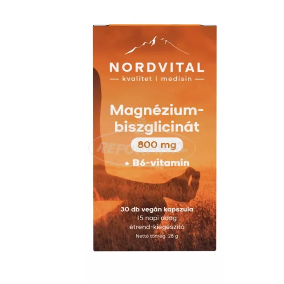 Nordvital Magnézium-biszglicinát kapszula 30x