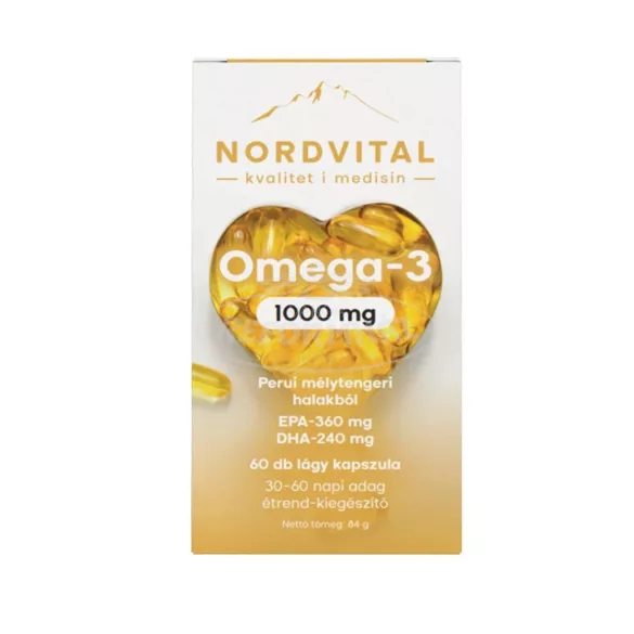 Nordvital Omega-3 Halolaj 60x